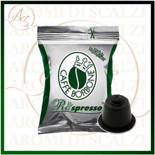 Carica l'immagine nel visualizzatore di Gallery, Capsule compatibili Caffè Borbone Miscela Dek, ideali per Nespresso®, offrono un caffè decaffeinato intenso e di alta qualità.