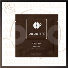 Carica l'immagine nel visualizzatore di Gallery, Capsule compatibili Lollo Caffè Miscela Classico, espresso equilibrato con crema densa, compatibili con ESE