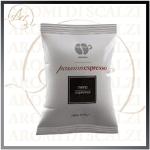 Carica l'immagine nel visualizzatore di Gallery, Capsule compatibili Lollo Caffè Miscela Nera 100, per un caffè intenso con note di cioccolato, compatibili con Nespresso