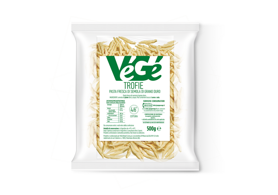 Végé trofie fresche 500gr