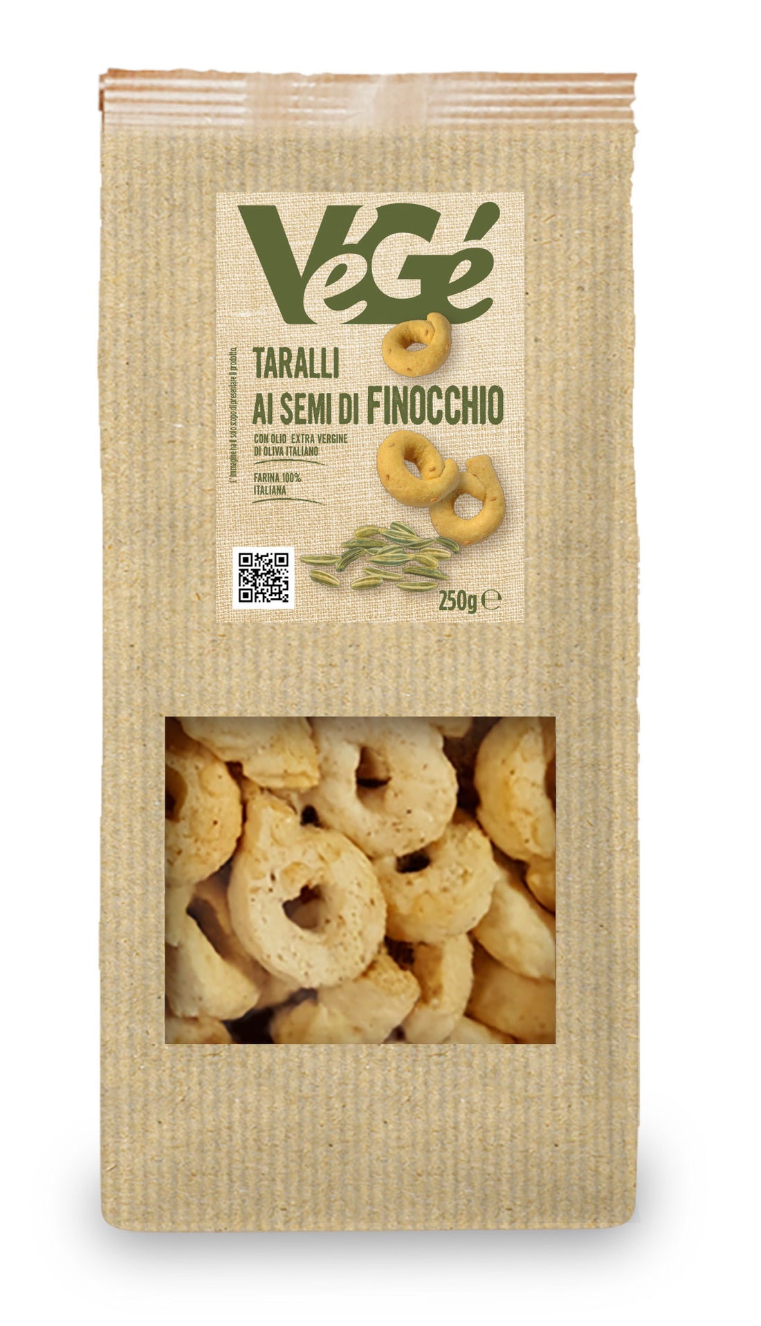 Végé Taralli Finocchio 250gr