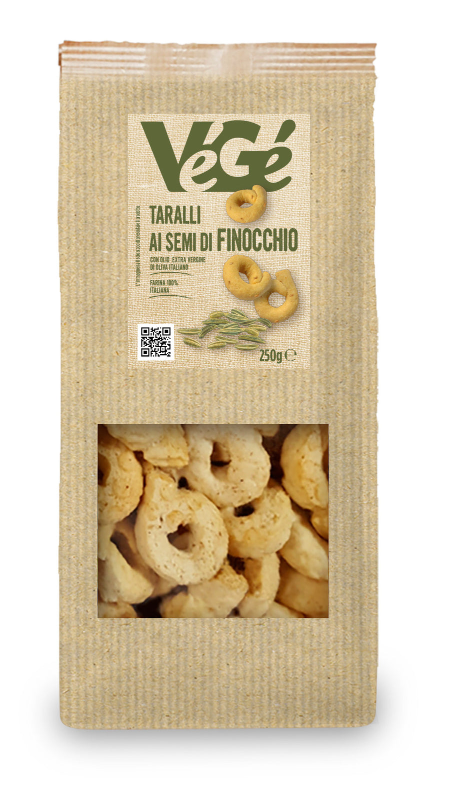 Végé Taralli Finocchio 250gr
