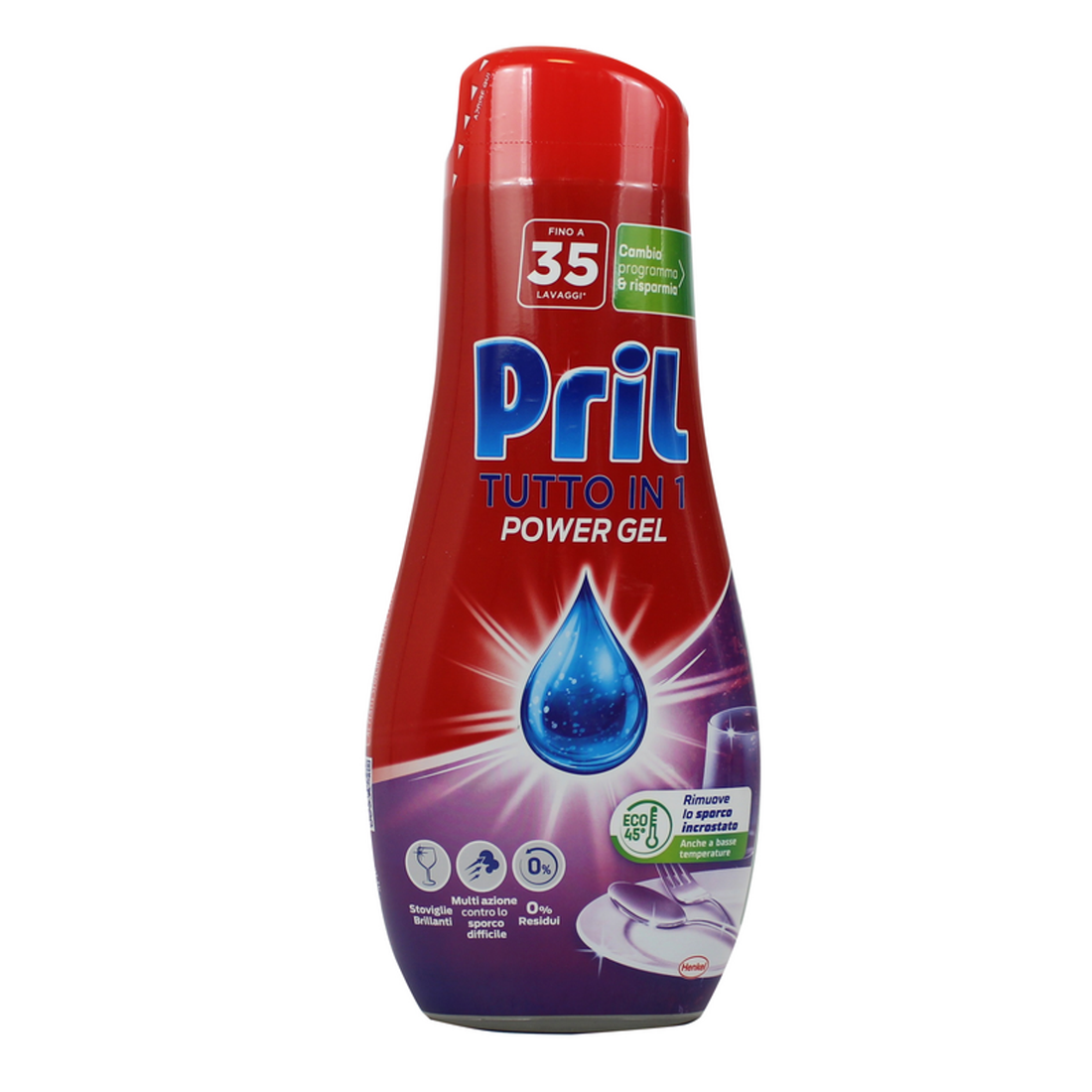 Prill Lavastoviglie Gel All in One 35l