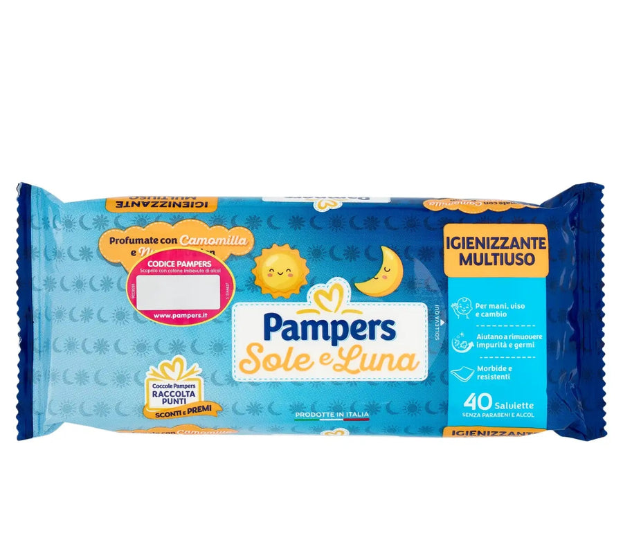 Salviett.Pampers Sole & Luna X40