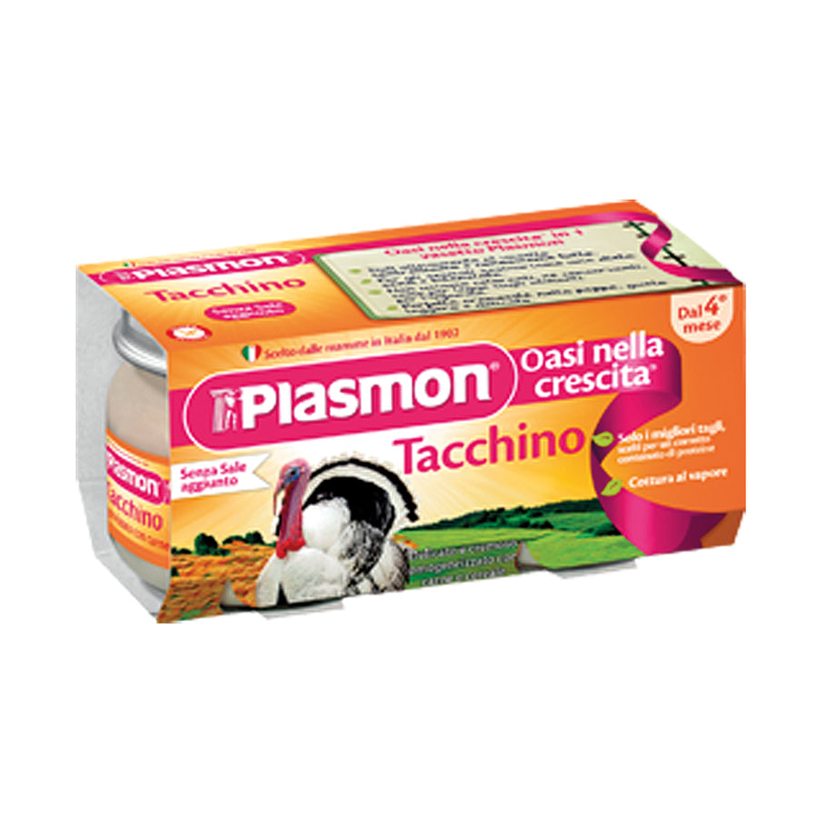 Plasmon Omogeneizzato c/Tacchino 2x 80g