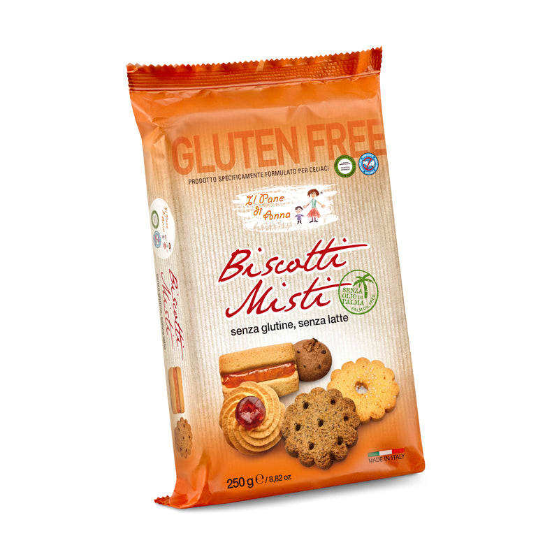 PDA biscotti misti s/glut.s/latte 250gr