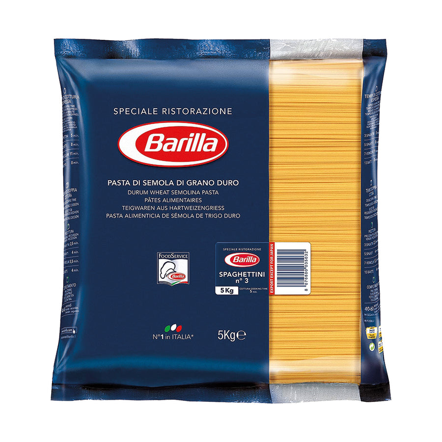 Barilla 3 Spaghettini 5kg