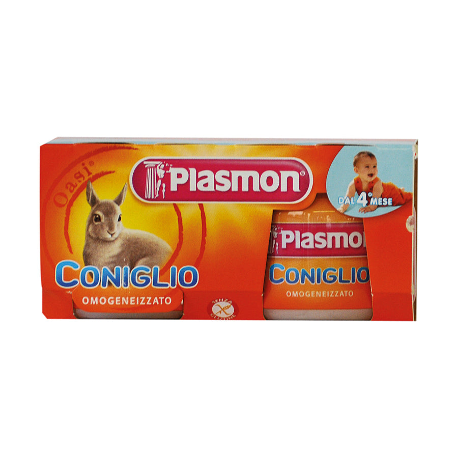 Plasmon Omogeneizzato c/Coniglio 2x 80g