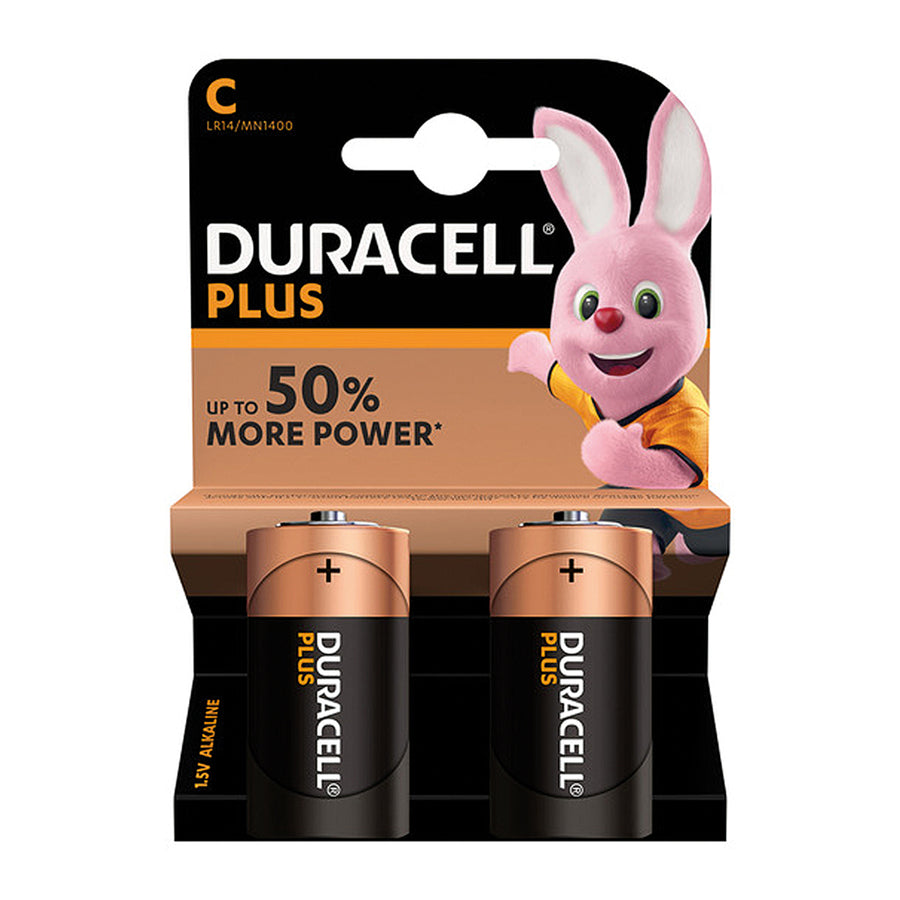 Duracel Pila Plus 100 1/2 Torcia C B2