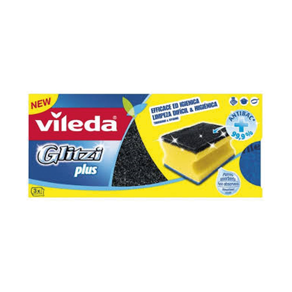 Vileda Spugna Abrasiva Glitzi 3 pz