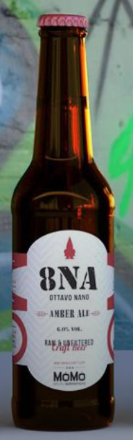Birra Mòmò Amber Ale 8vo nano 33CL