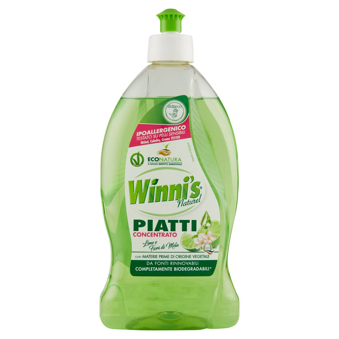 Winni's piatti liq.conc.lime 480ml