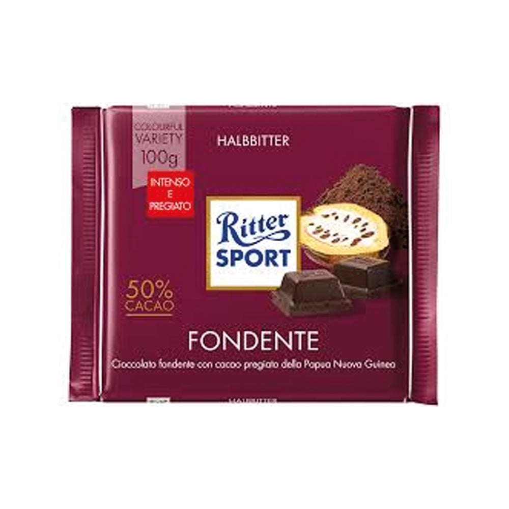 Ritter Cioccolato Fondente 50% Cacao 100g