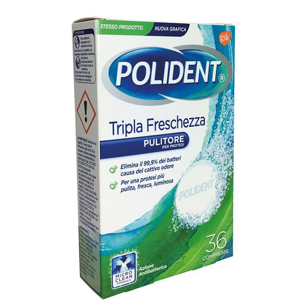Polident Tripla Feschezza Tabs