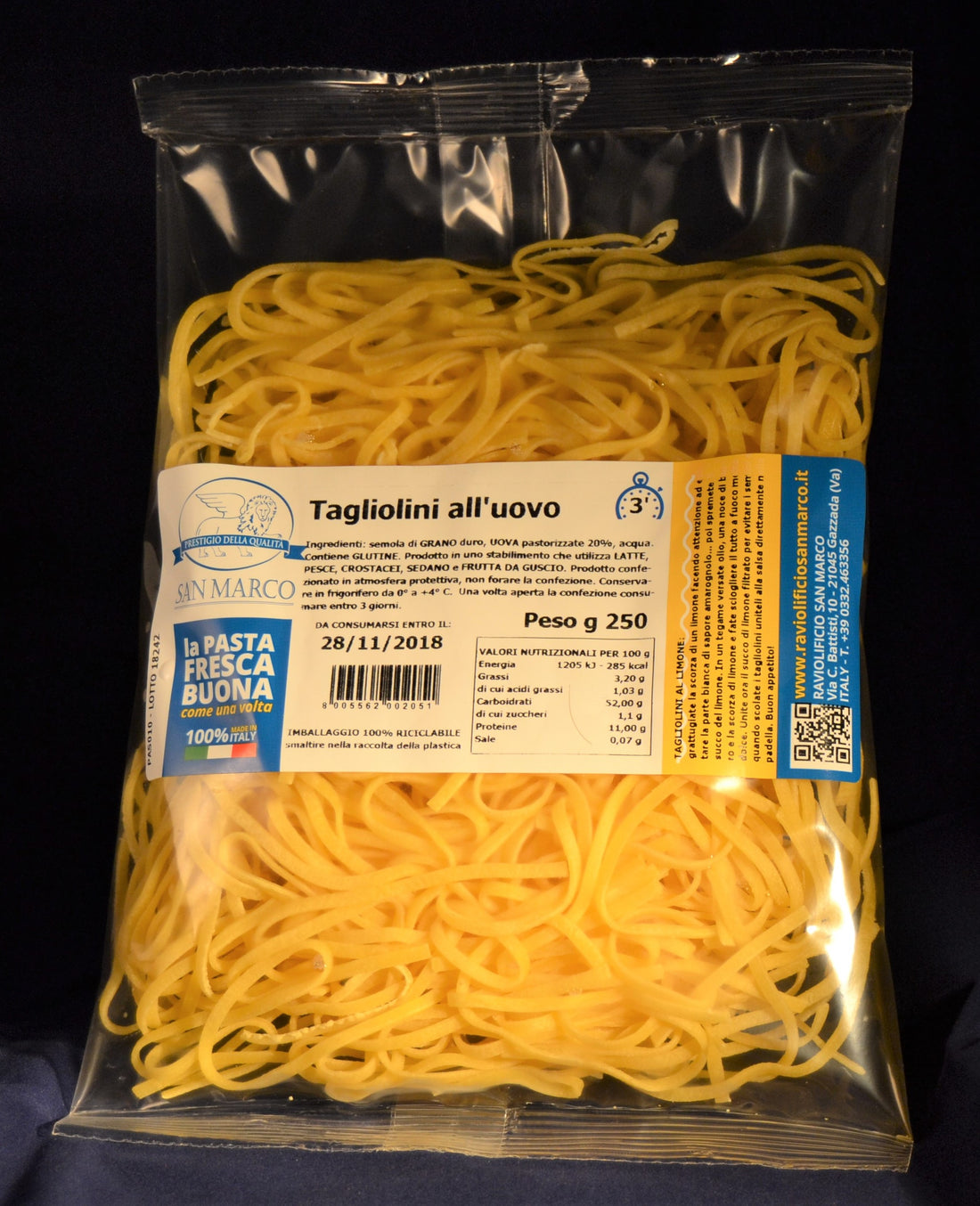 Tagliolini Uovo San Marco 250Gr