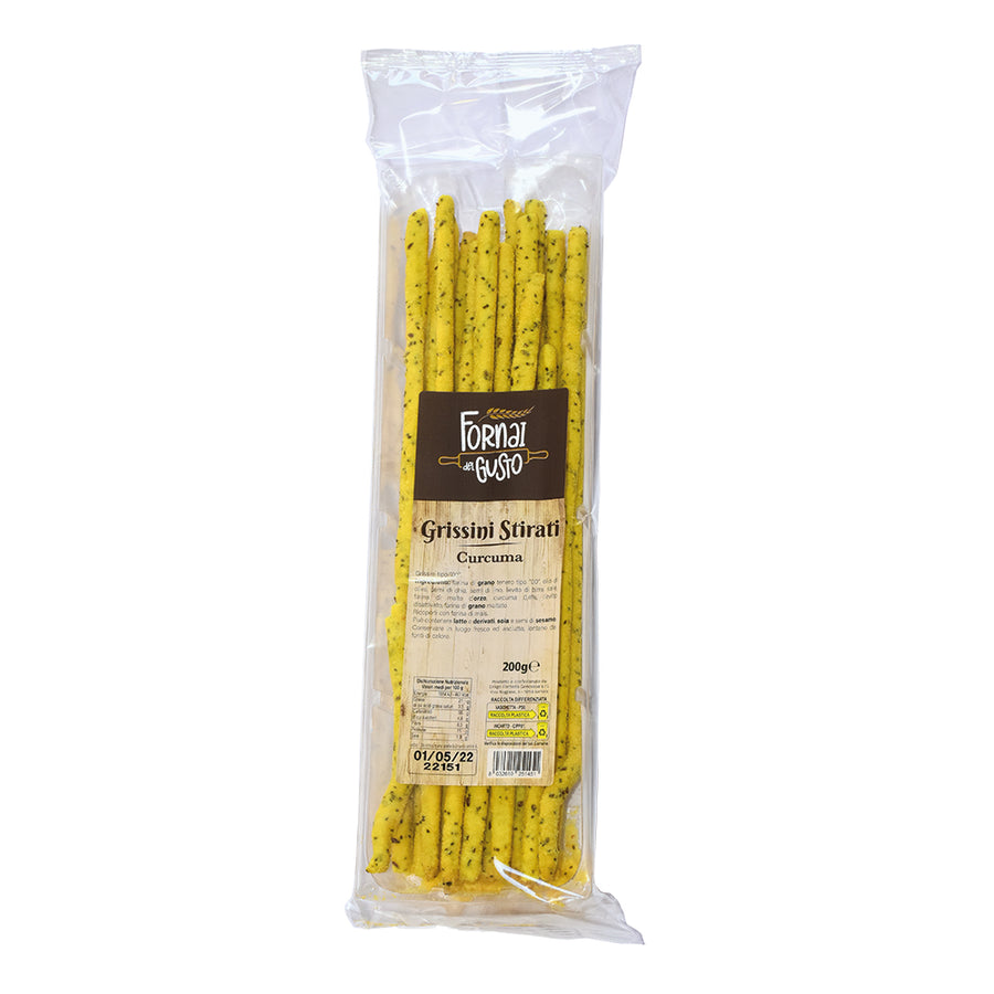 Drago Grissini Stirati alla Curcuma 200g