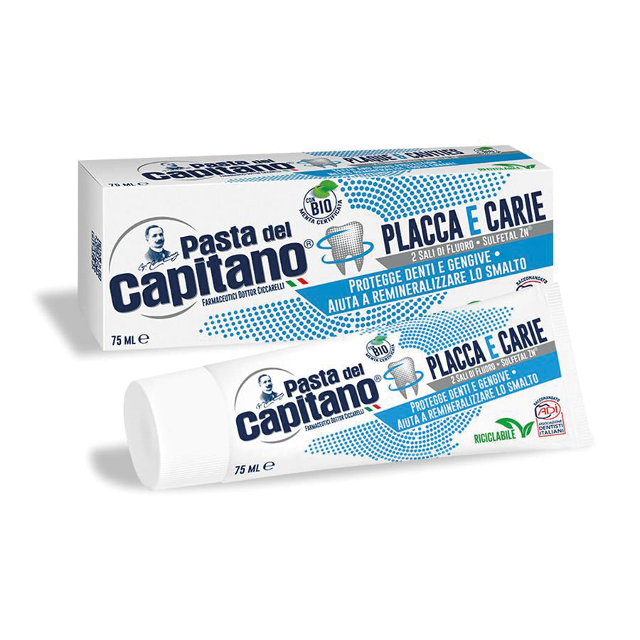 Pasta Capitano Dentifricio Placca Carie 100ml