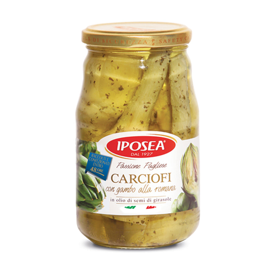 Iposea Carciofi con Gambo alla Romana 580ml