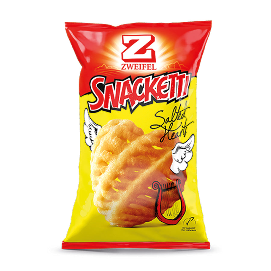 Zweifel Snacketti Hearts Salted 75g