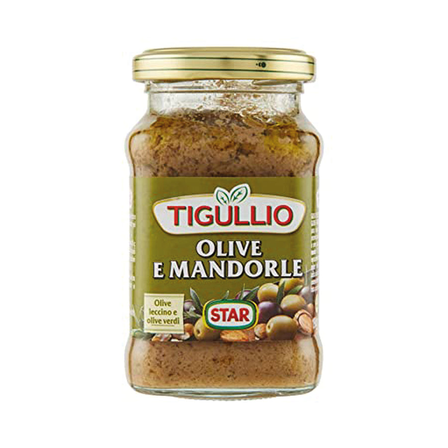 Tigullio Pesto Olive Mandorle Vaso 190g
