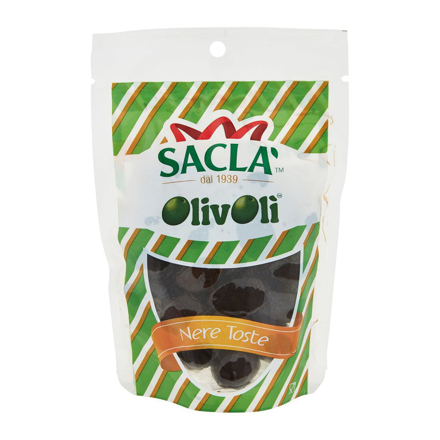 Saclà Olive Nere Toste busta 100g