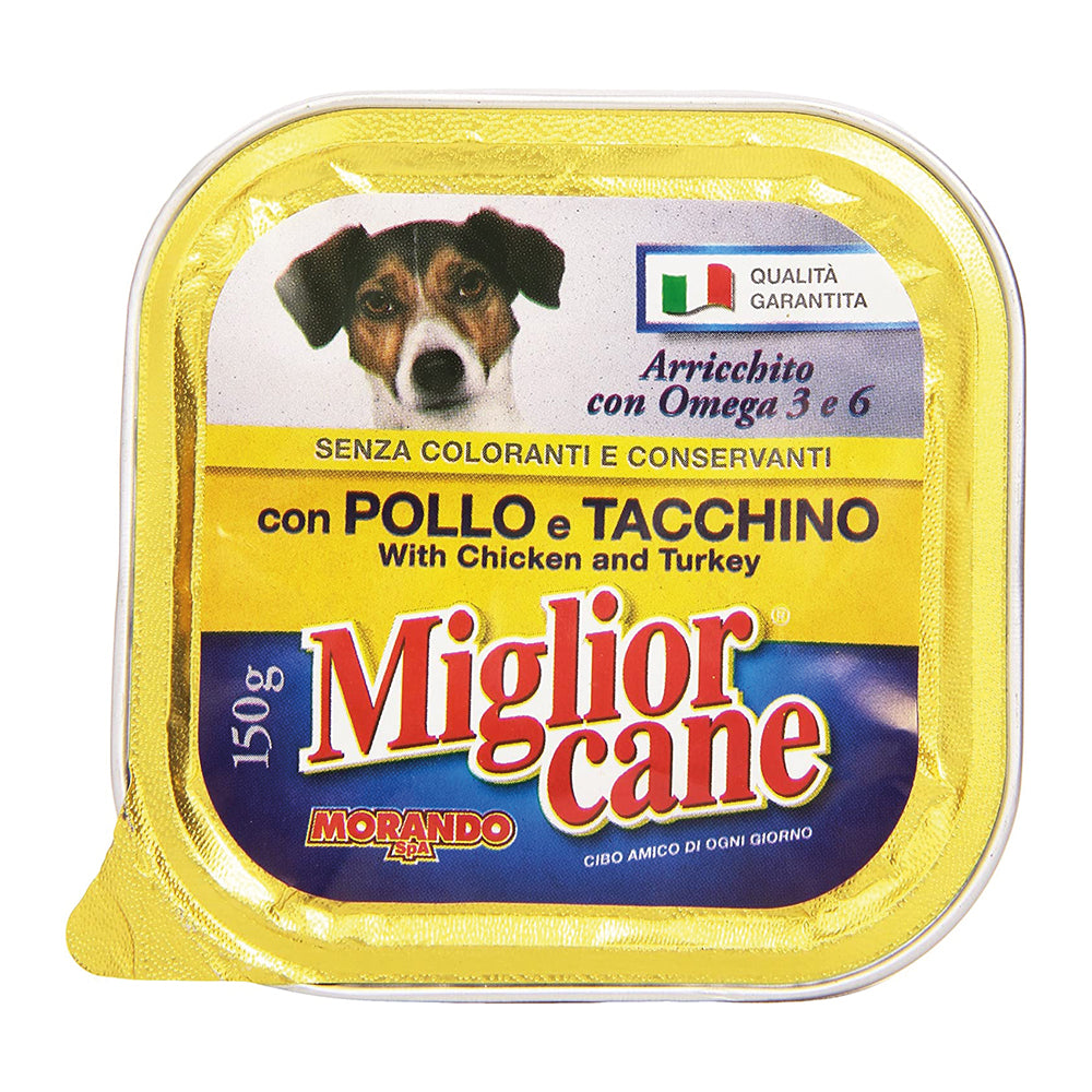 Miglior Cane Vaschetta Pollo/Tacchino 150g