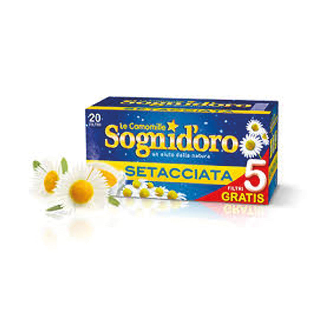 Sogni D'Oro Camomilla Setacciata 15+5 Filtri 33g