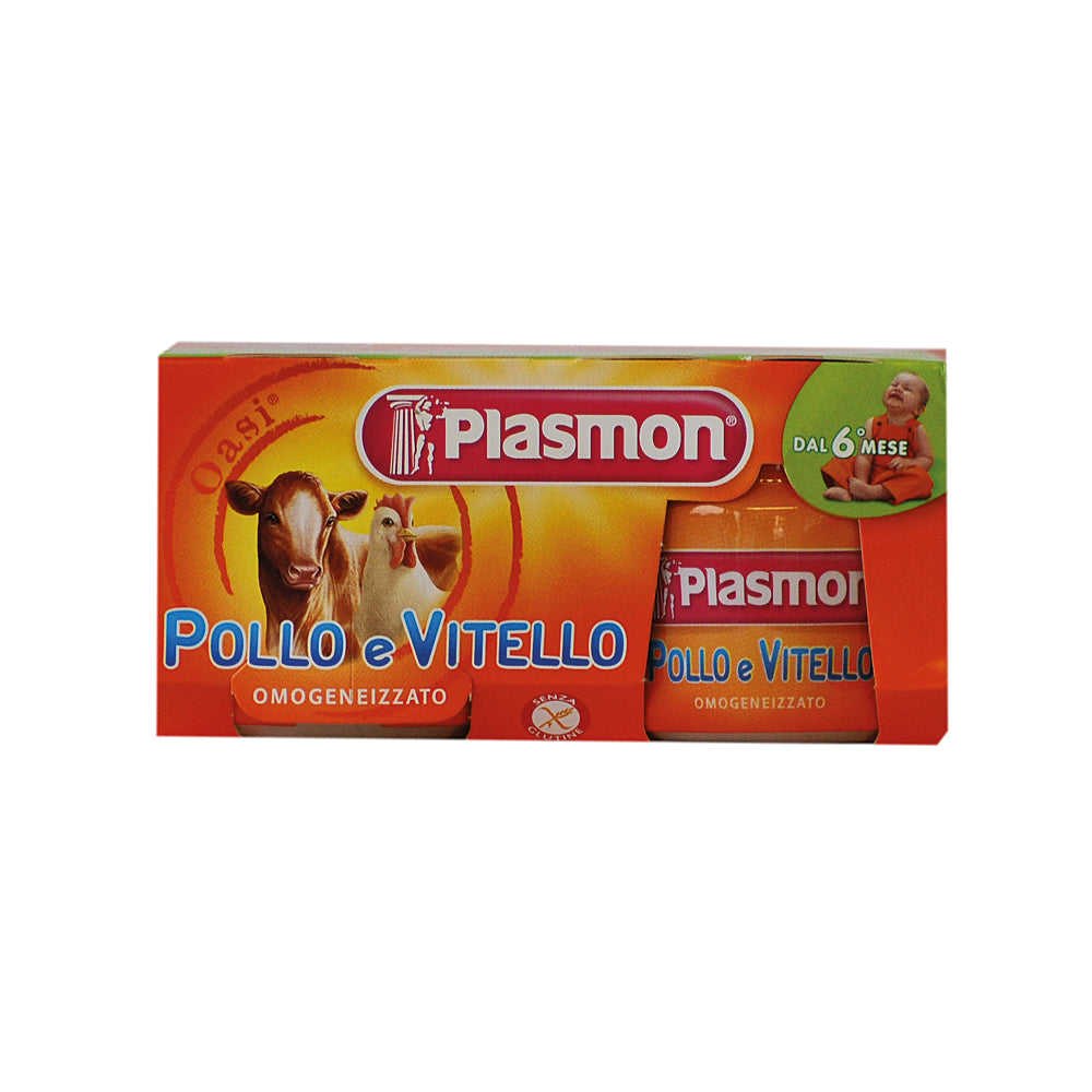 Plasmon Omogeneizzato c/Pollo e Vitello 2x 80g