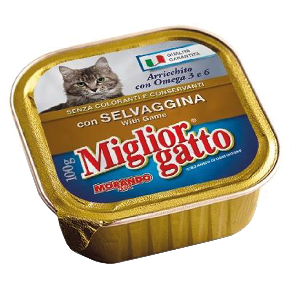 Miglior Gatto Vaschetta Selvaggina 100g