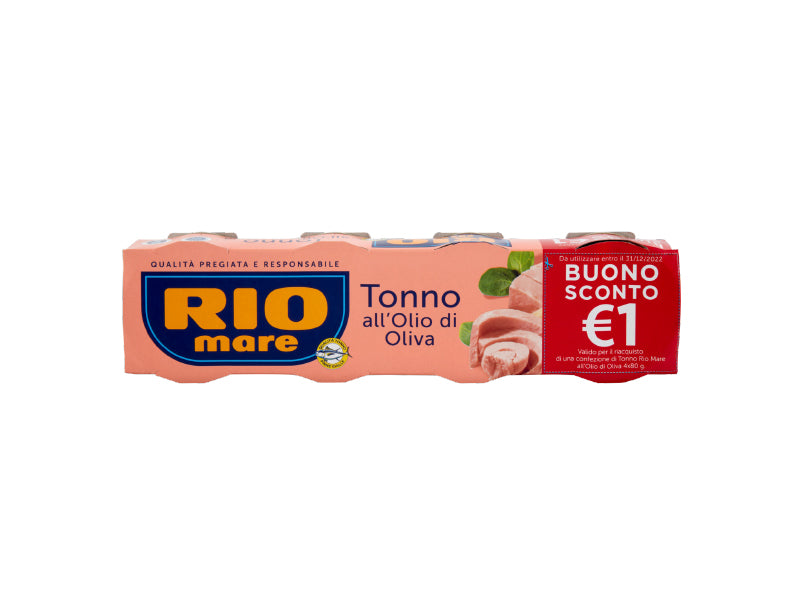 Rio Mare tonno strappo o.o. 4x80 gr