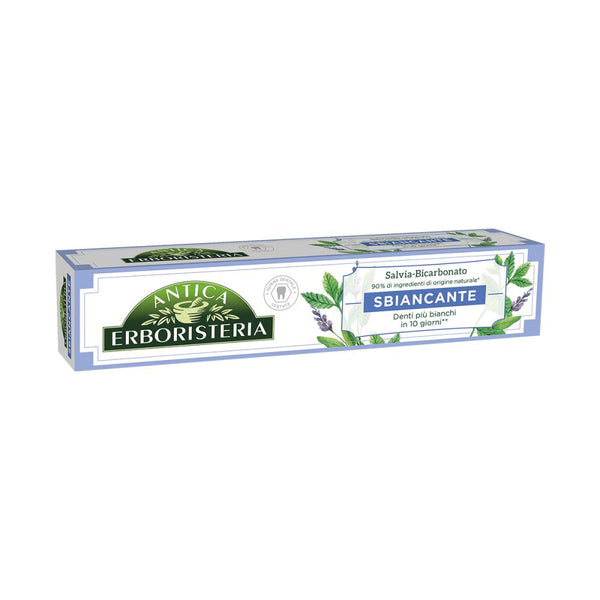 Antica Erboristeria Dentifricio Sbiancante Salvia e Bicarbonato 75gr