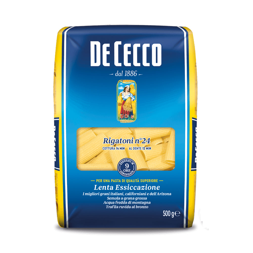 De Cecco 24 Rigatoni 500g