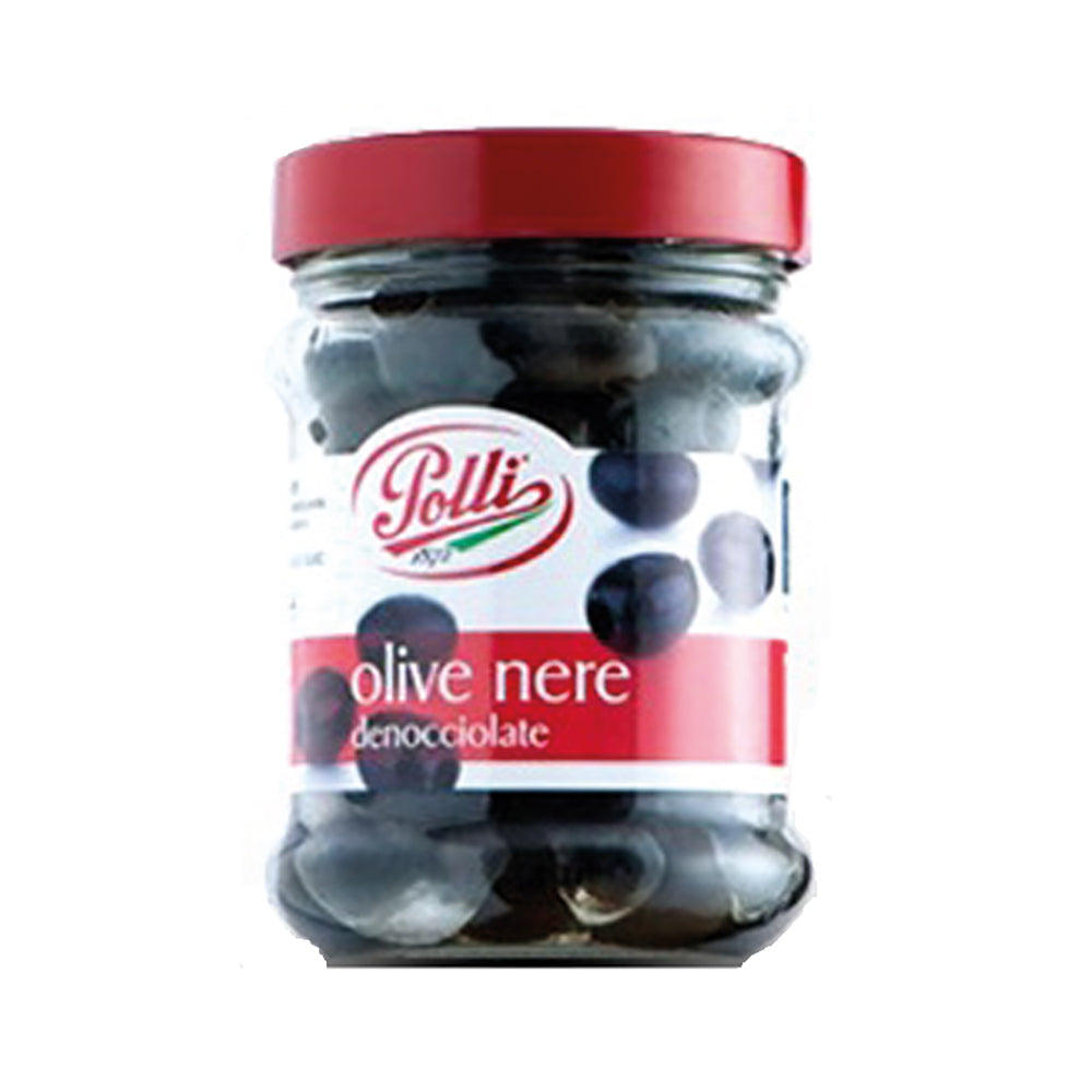 Polli Olive Nere Snocciolate 135g