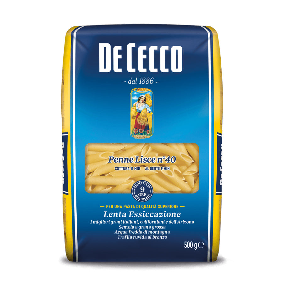 De Cecco 40 Penne Lisce 500g