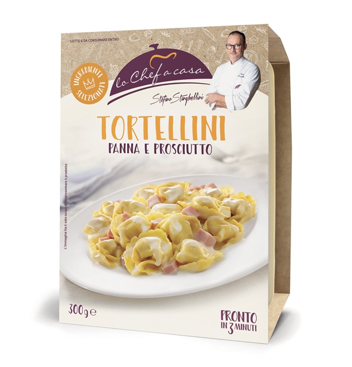 Tortellini Panna e Prosciutto Eurochef 250gr