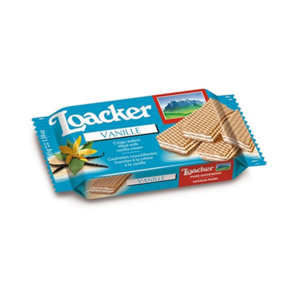 Loacker Wafer Monodose Vanille 45g