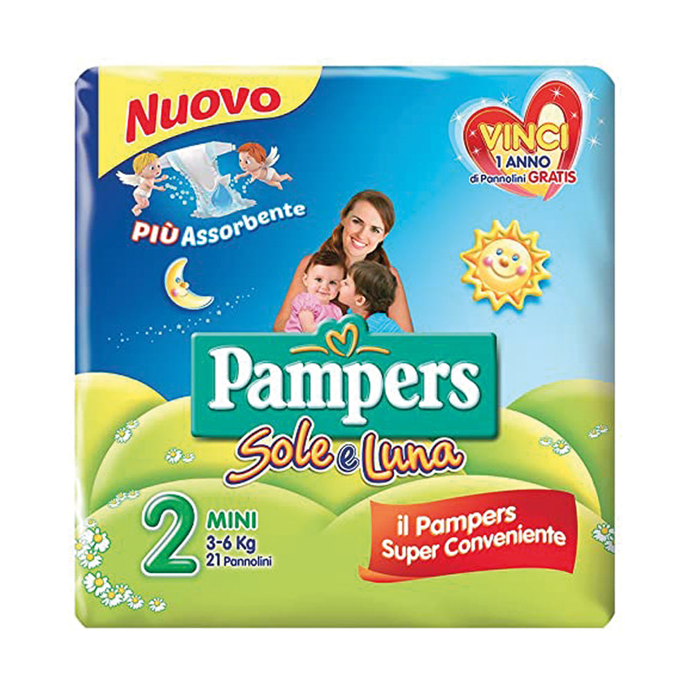 Pampers Sole e Luna 2 Mini 3/6 kg 21x