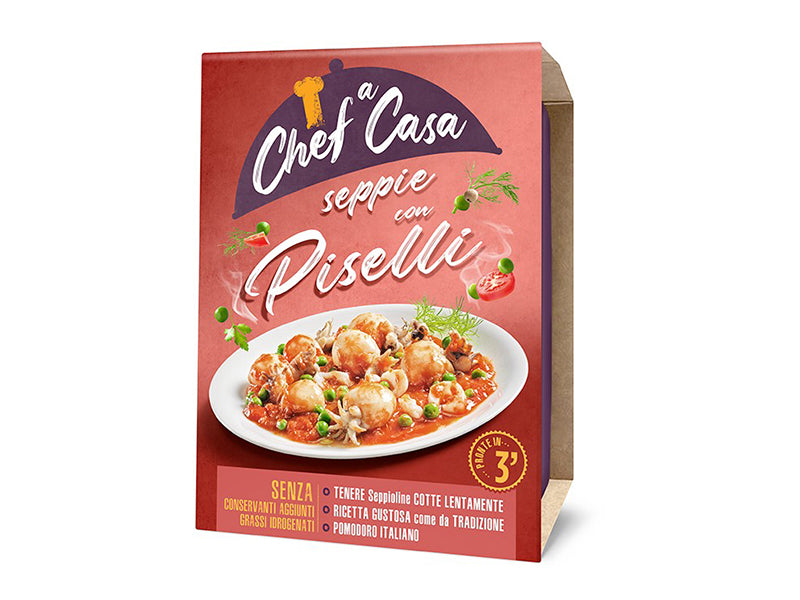 Seppie e Piselli Eurochef 220gr