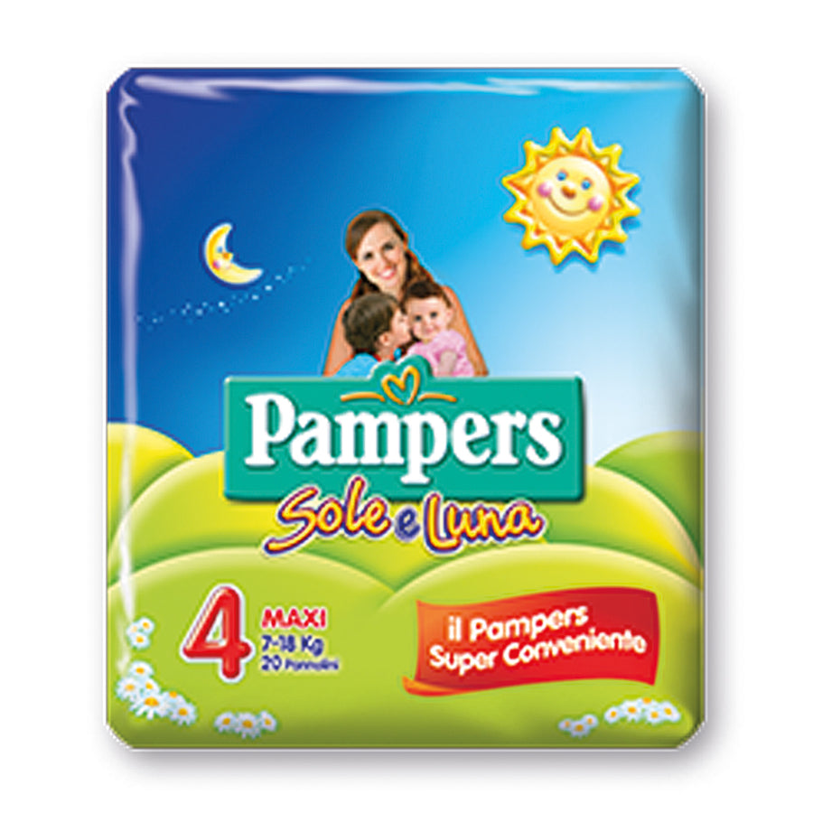 Pampers Sole e Luna 4 Maxi 7/18 kg