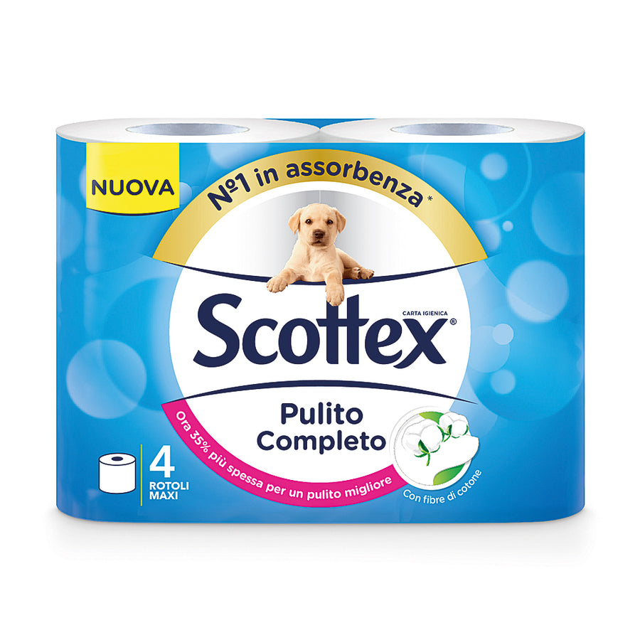 Scottex Carta Igien.Pulito Completo 4R