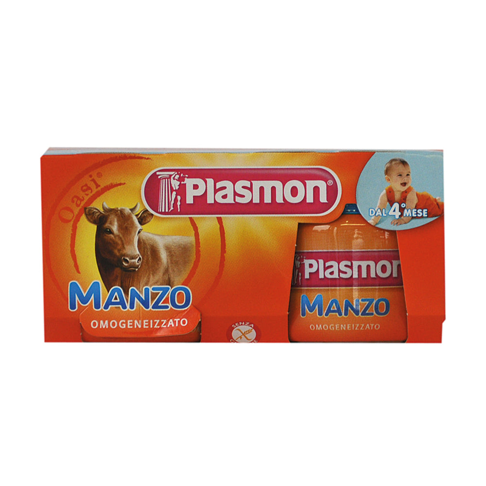 Plasmon Omogeneizzato c/Manzo 2x 80g