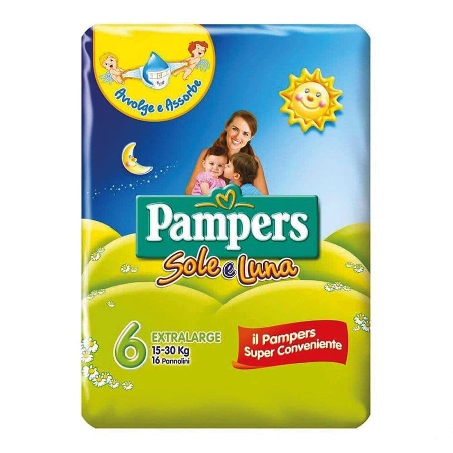 Pampers Pannolini Sole e Luna 6xL 14/30 kg