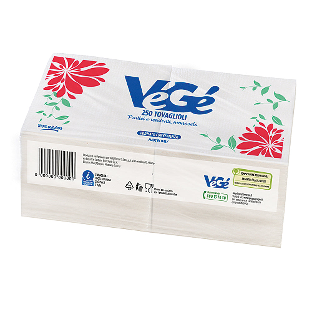 VéGé tovaglioli 250 1V 33x33