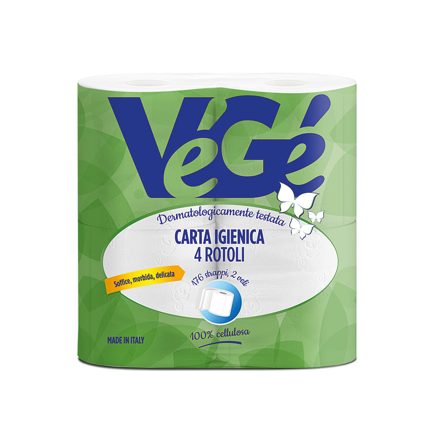 VéGé Carta Igienica 4 Rotoli