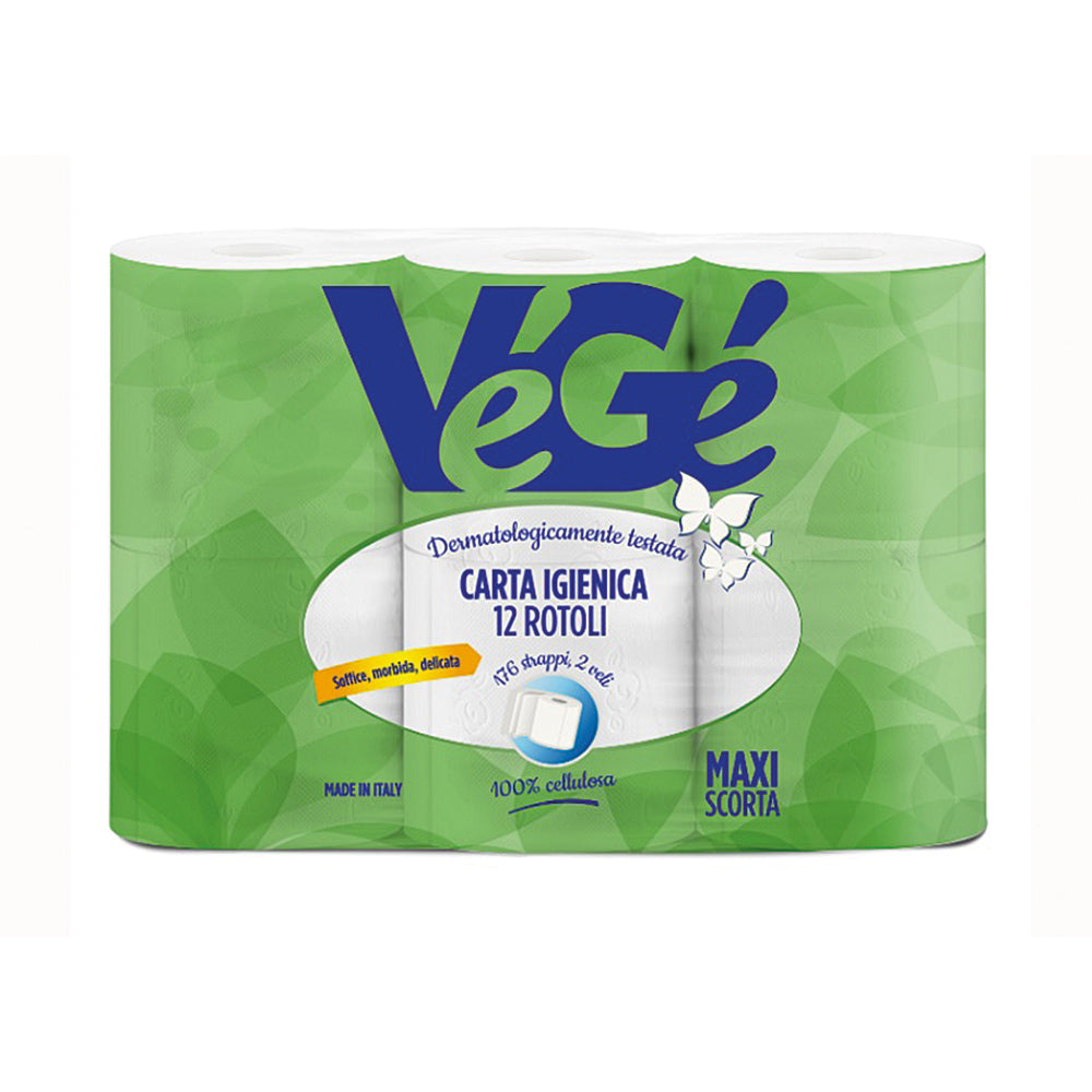 VéGé Carta Igienica 12 Rotoli