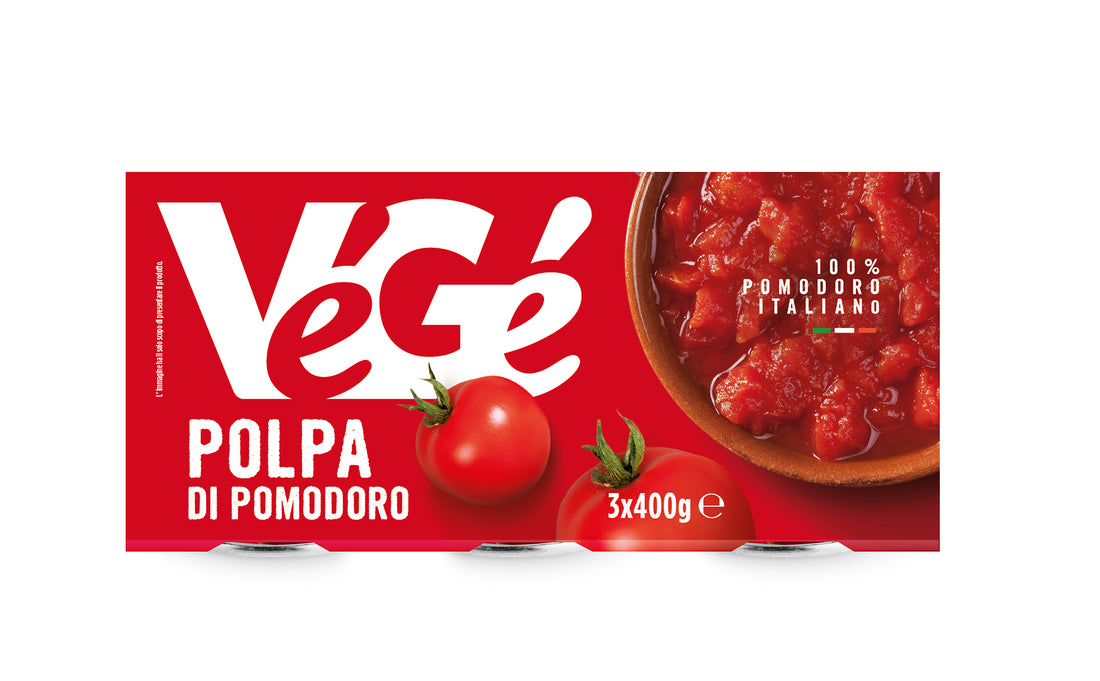 Végé polpa pomodoro fine 3x400gr sc.