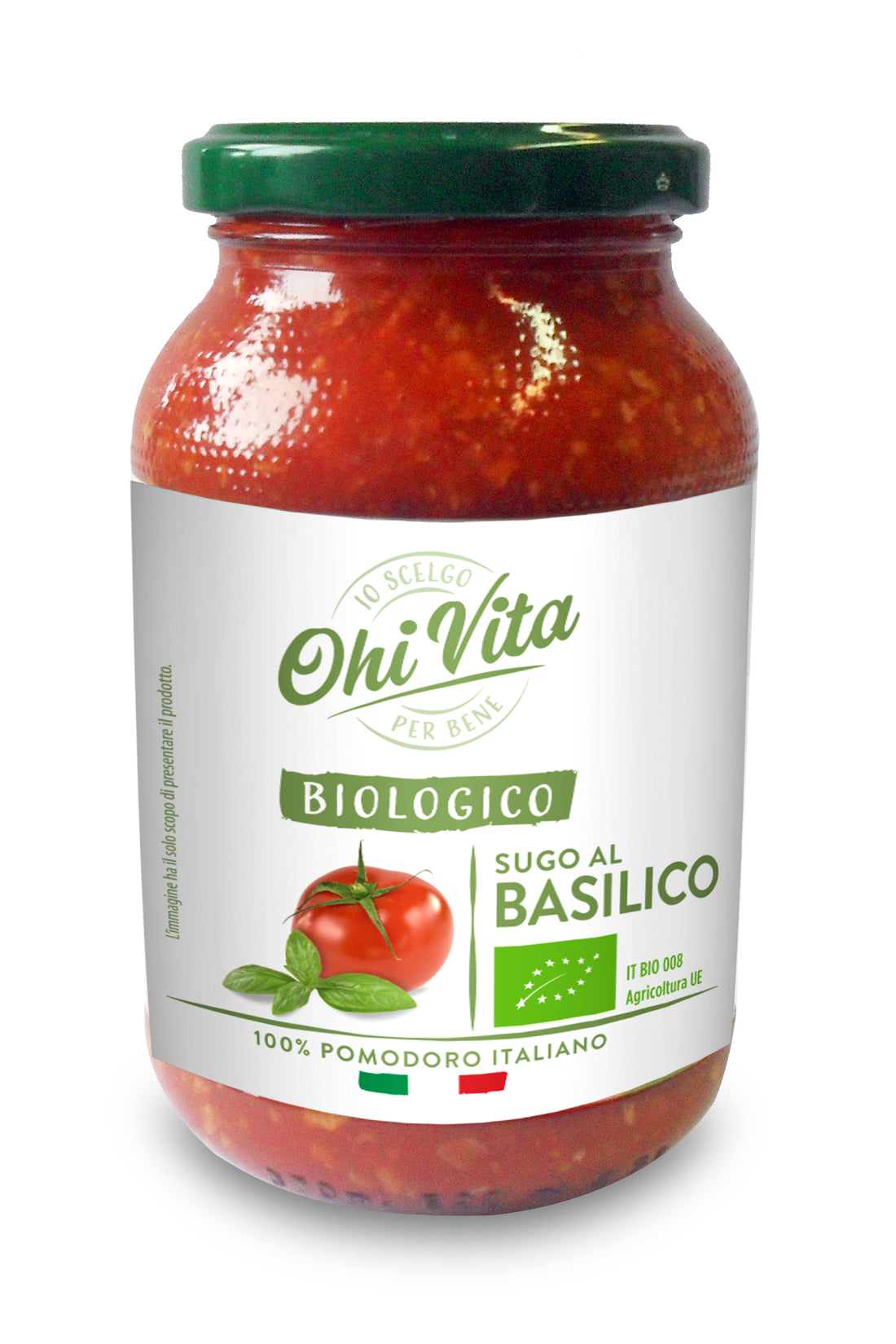 Sugo Basilico Bio Ohi Vita 350gr