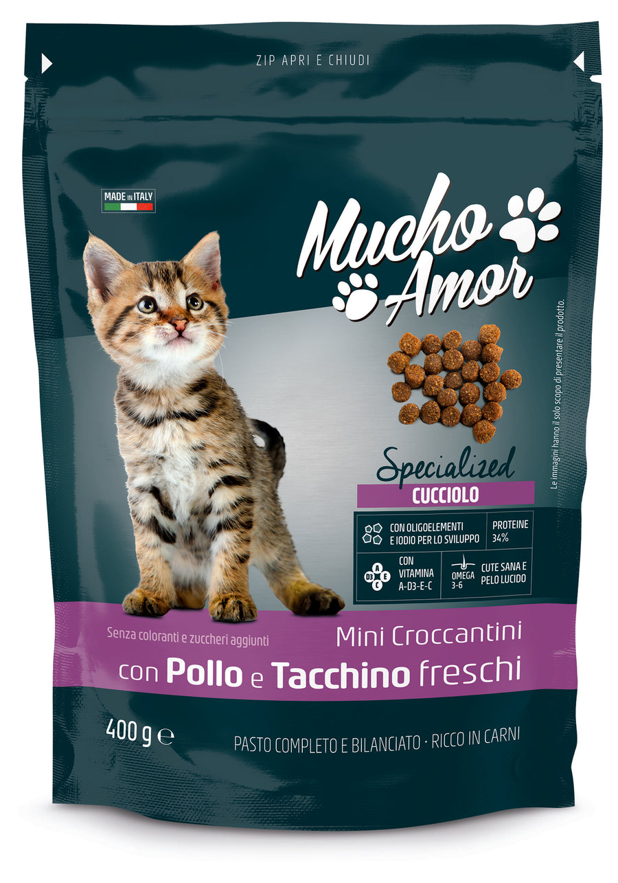 Crocc. Gatto M/Amor Pol/Tac 400gr