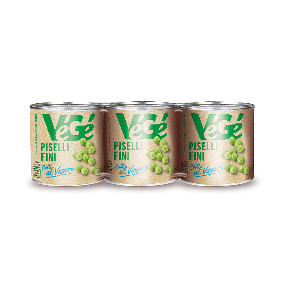 Végé Piselli cotti al vapore 3x150g