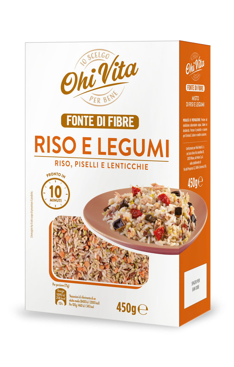 Riso E Legumi Ohi Vita 450gr Bio